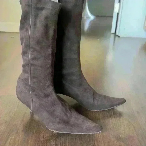 Joseph - Brown Stretch Womens Boots Size 8.5 - Picture 2 of 8